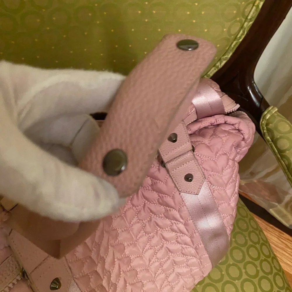 Cynthia Rowley pink baby bag, large